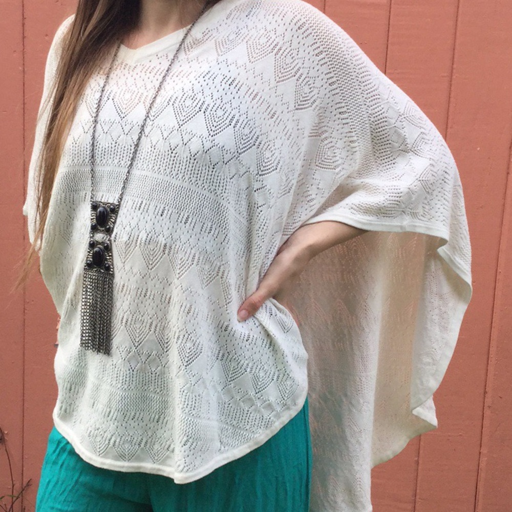Crochet poncho